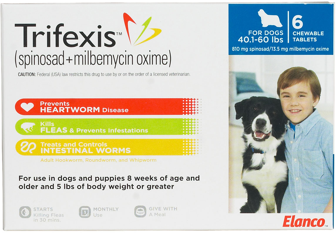 Trifexis hotsell heartworm medicine